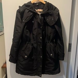 Burberry Brit Cinched Waist Raincoat